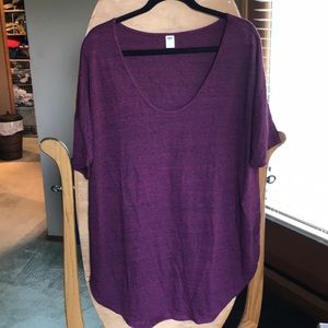Old Navy Short Sleeve Longline Top NWT